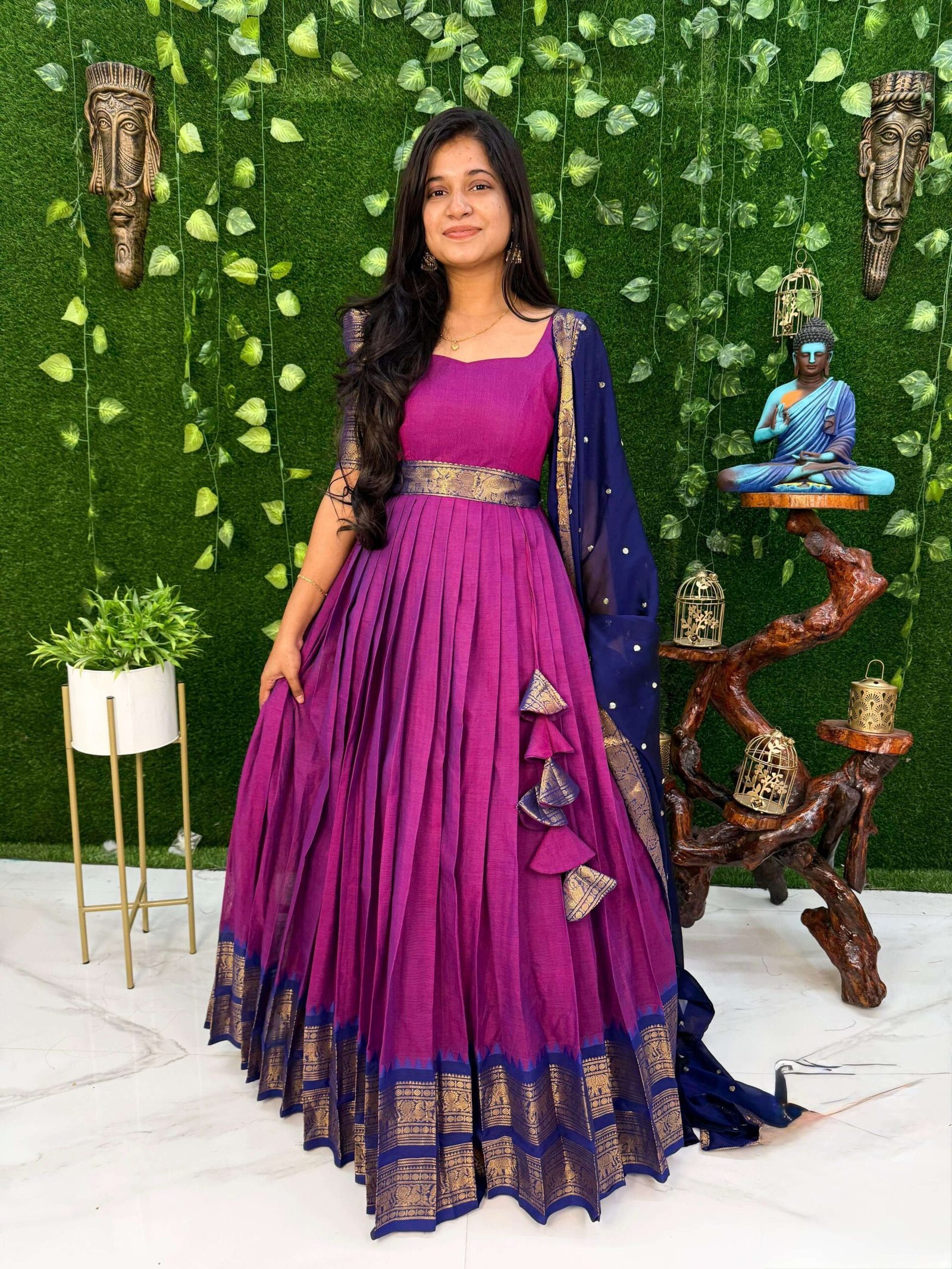 MAYIL - Magenta & Blue (Maxi)